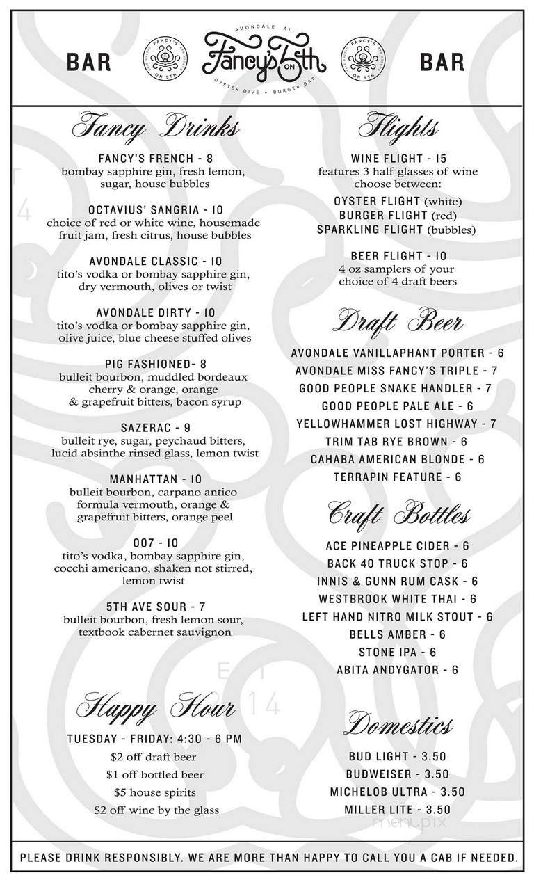 Menu page 2