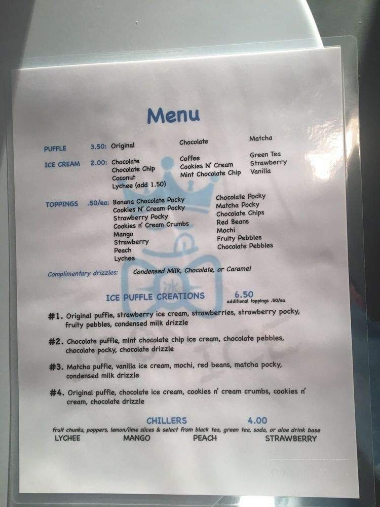 Menu page 2