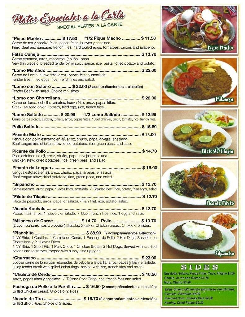 Menu page 2