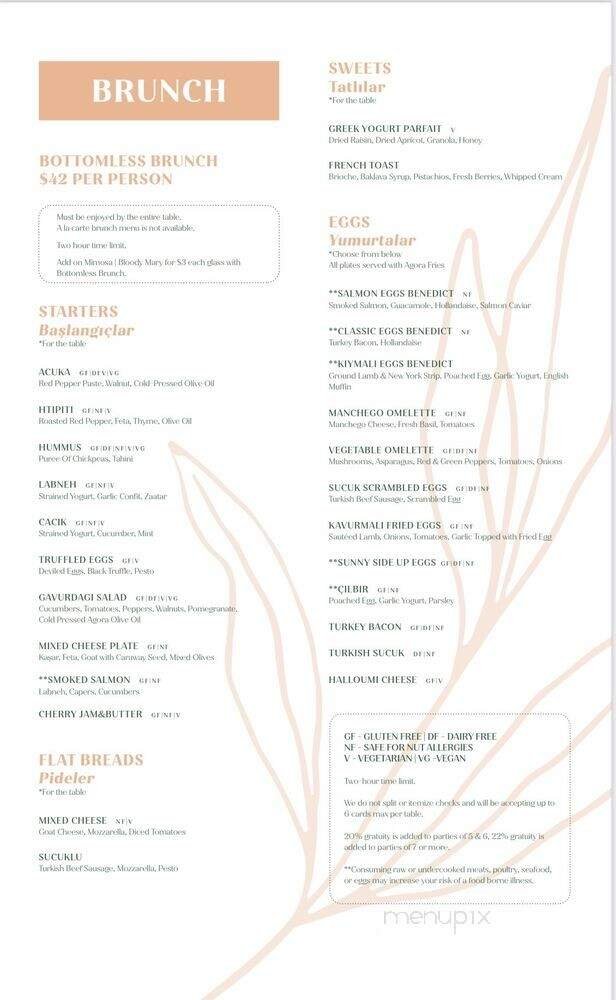 Menu page 1