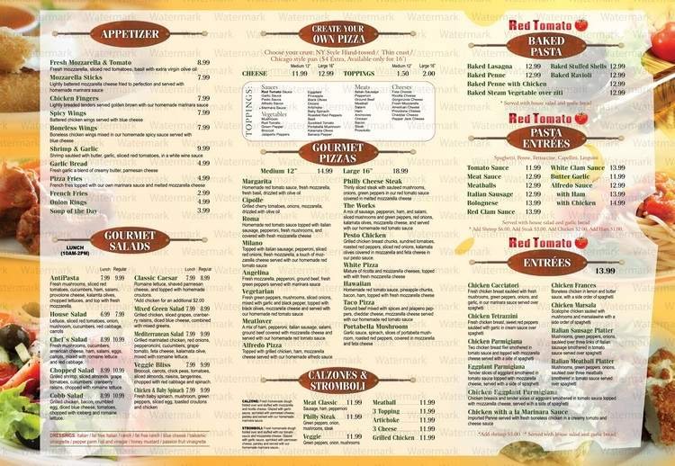 Menu page 2