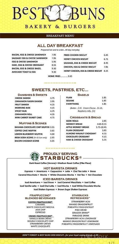 Menu page 1
