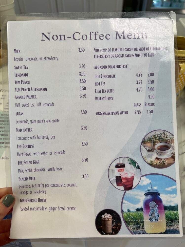 Menu page 1