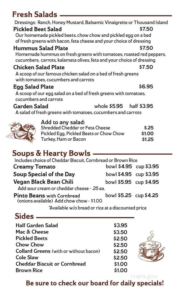 Menu page 2