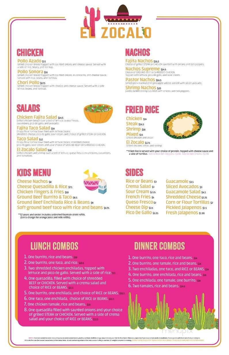 Menu page 2
