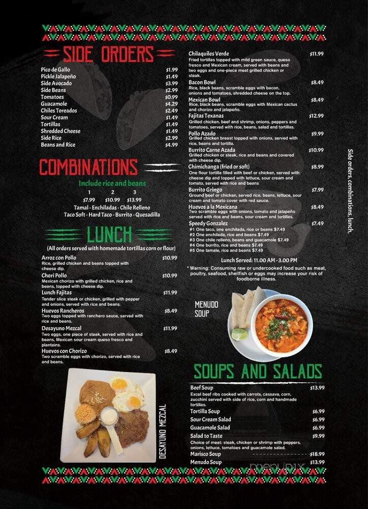 Menu page 2