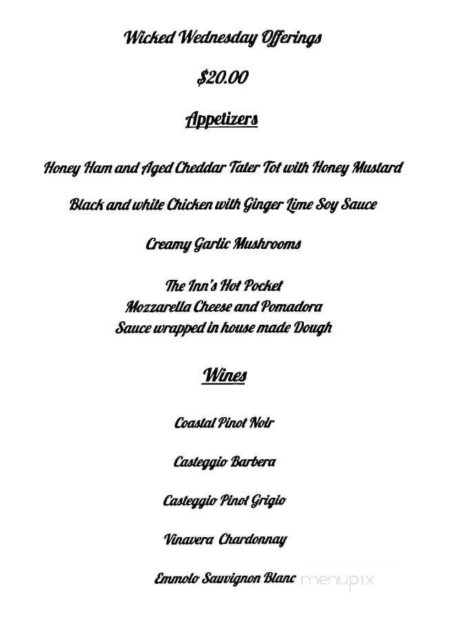 Menu page 1