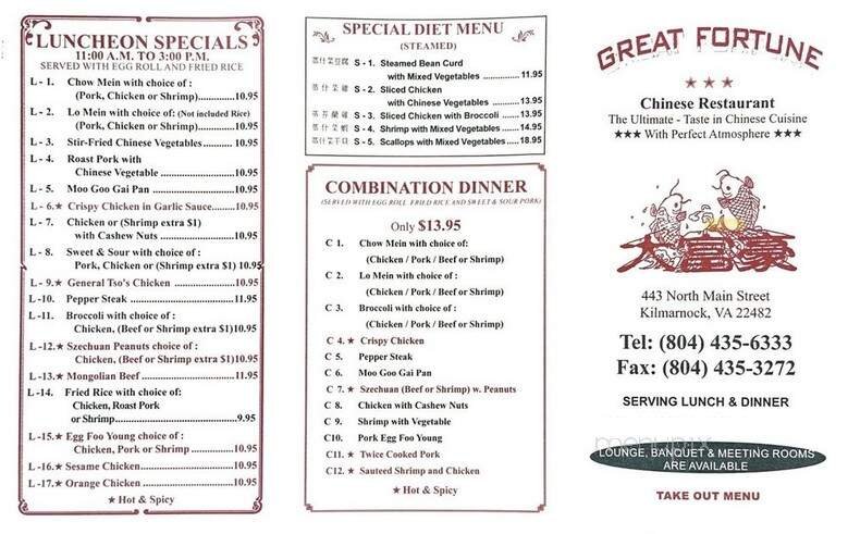 Menu page 2