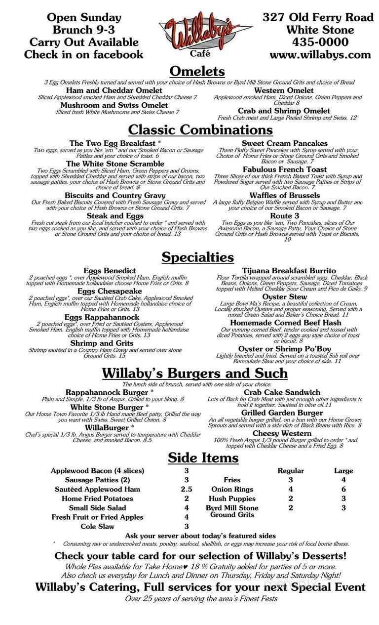 Menu page 2