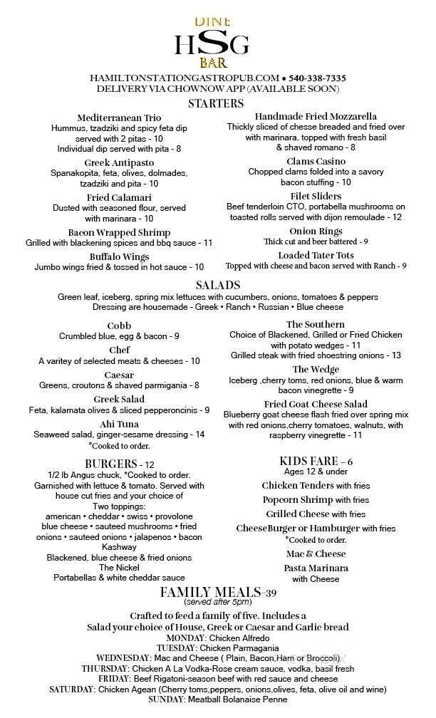 Menu page 2