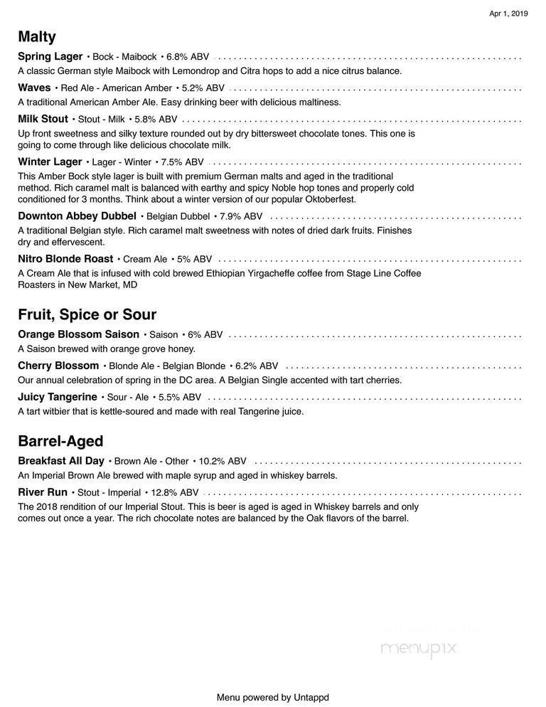 Menu page 2