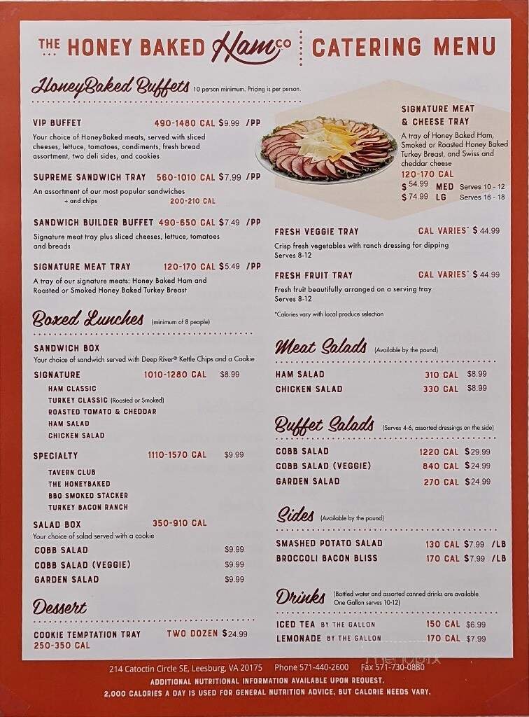 Menu page 1