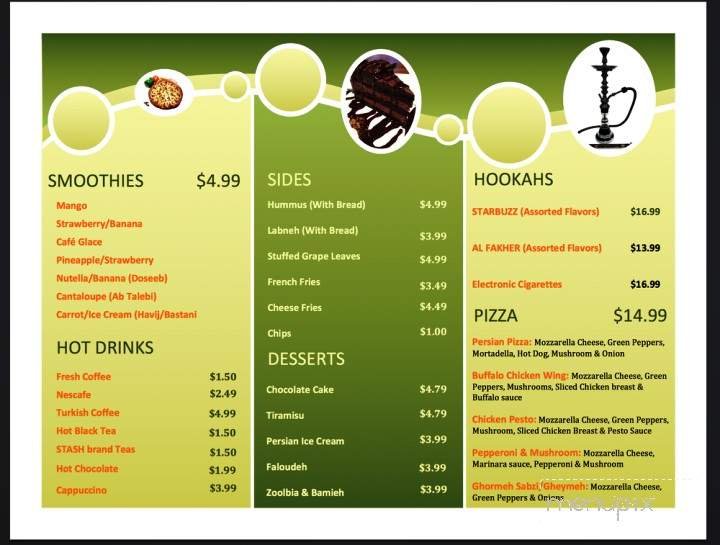 Menu page 2