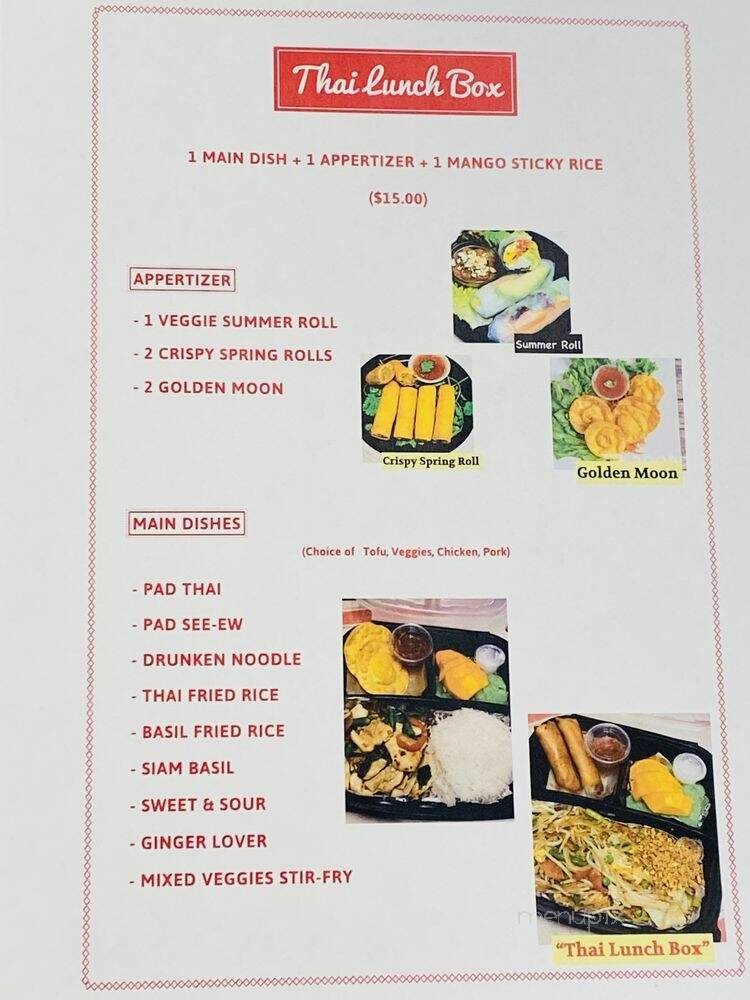 Menu page 1