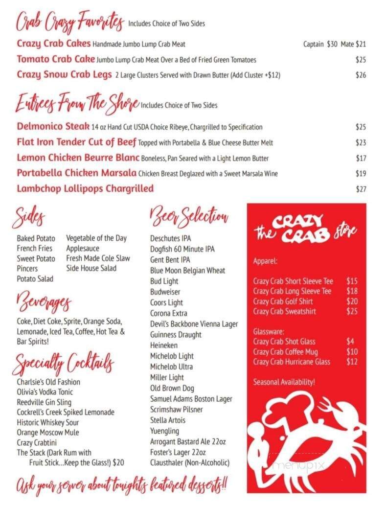 Menu page 2