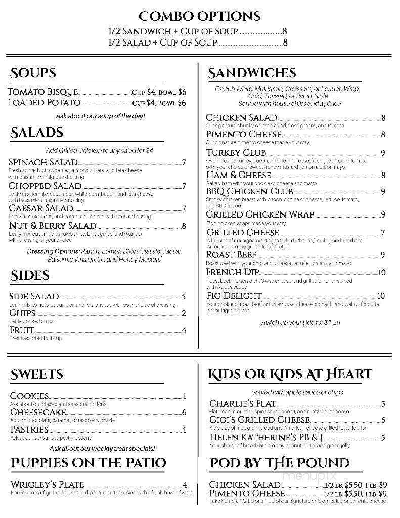 Menu page 2
