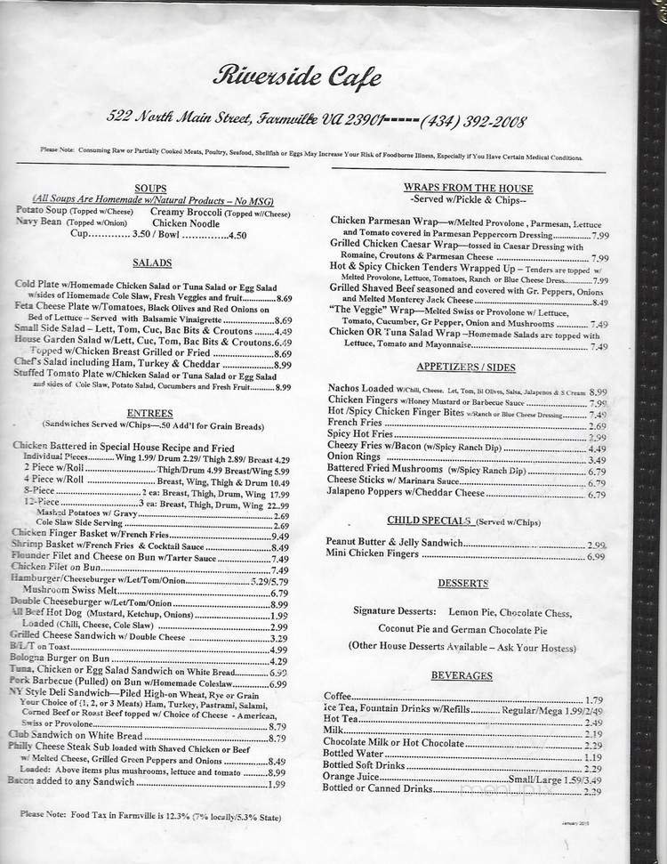 Menu page 2