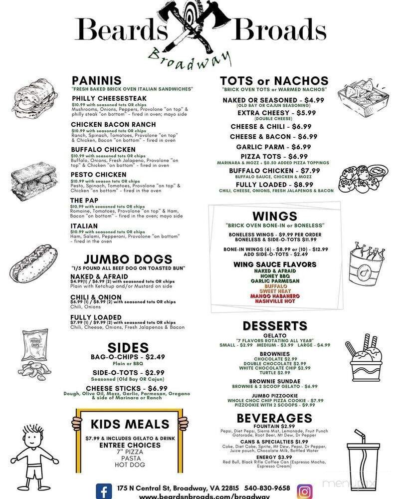 Menu page 2