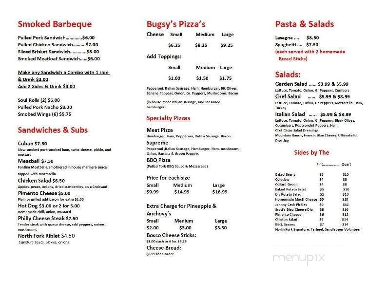 Menu page 1