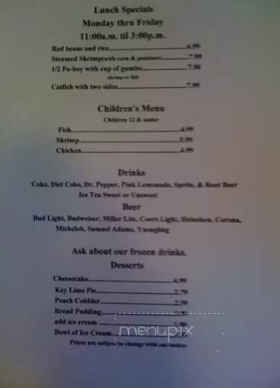 Menu page 3