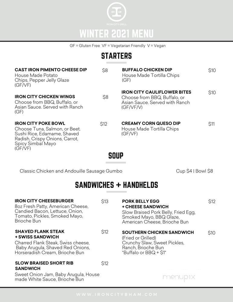 Menu page 2