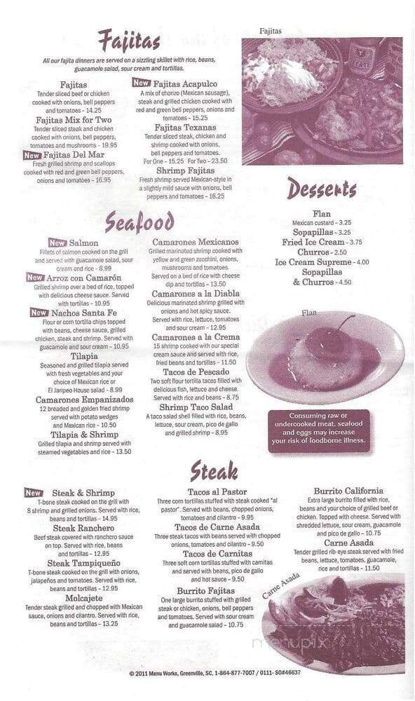 Menu page 2