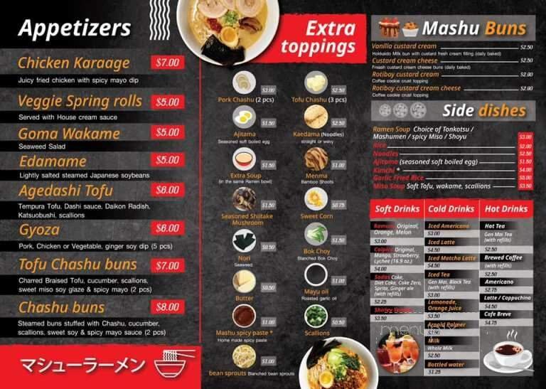 Menu page 2
