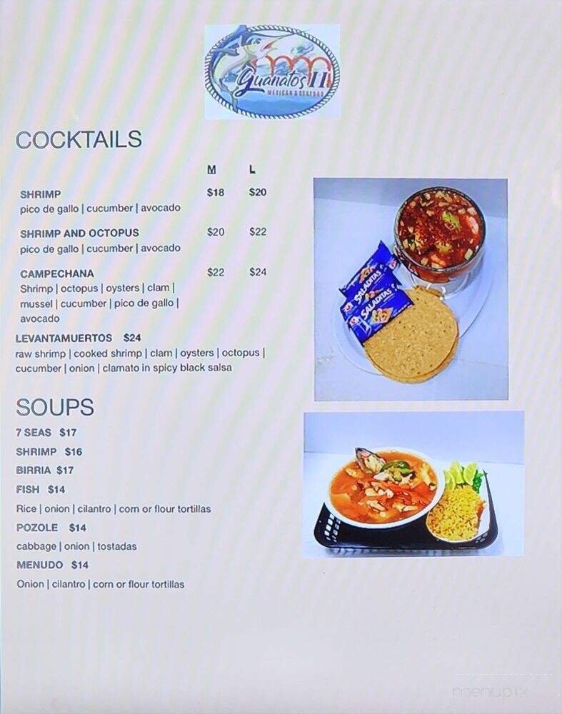 Menu page 3