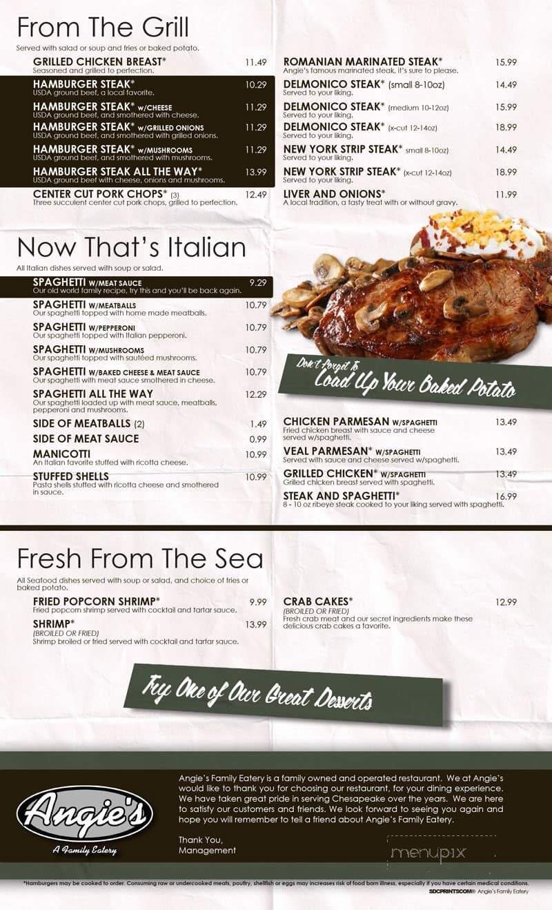 Menu page 1