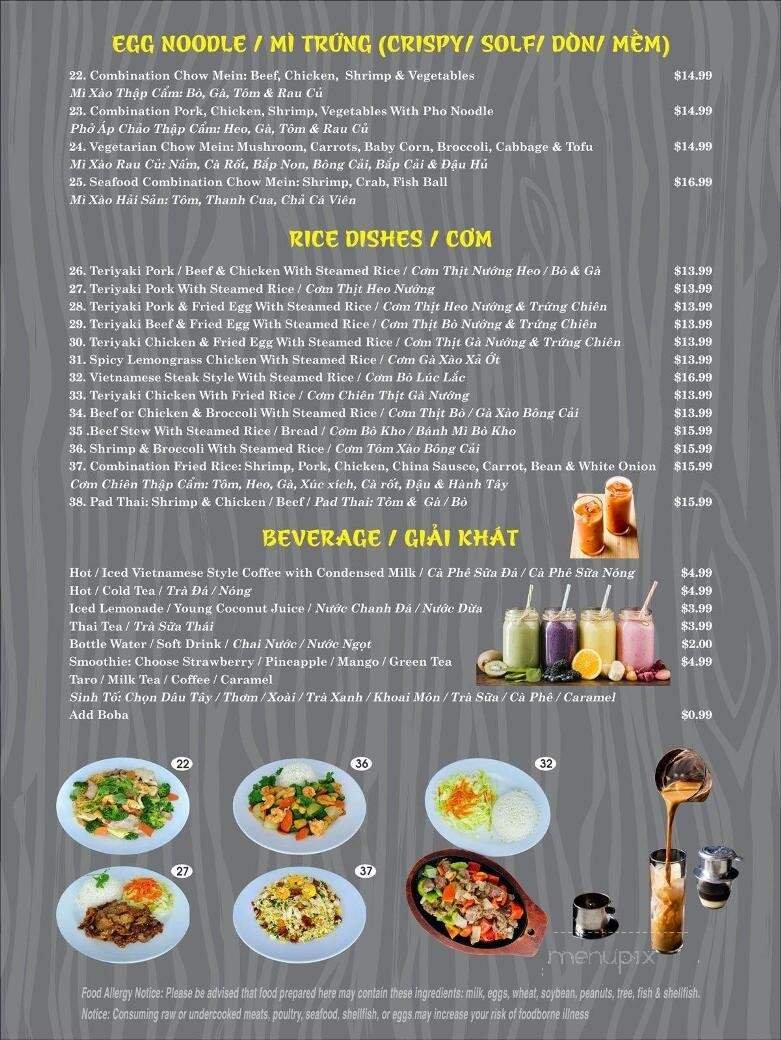 Menu page 2