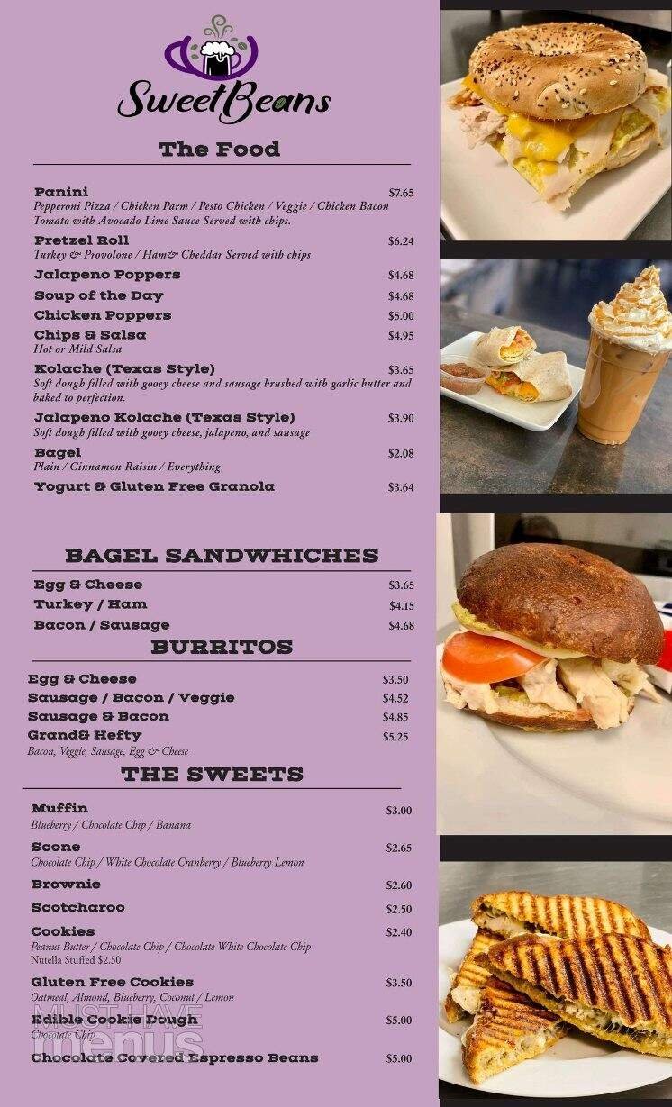 Menu page 1