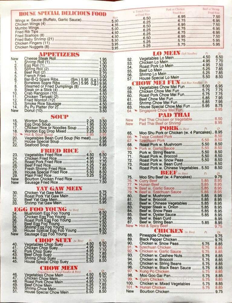 Menu page 2