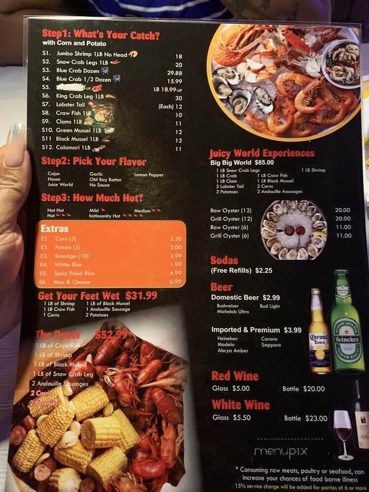 Menu page 1