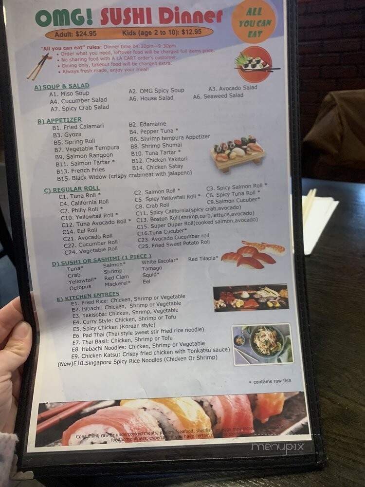 Menu page 1