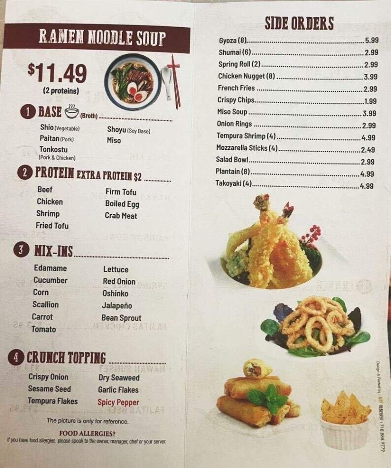 Menu page 2