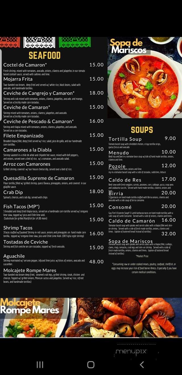 Menu page 2
