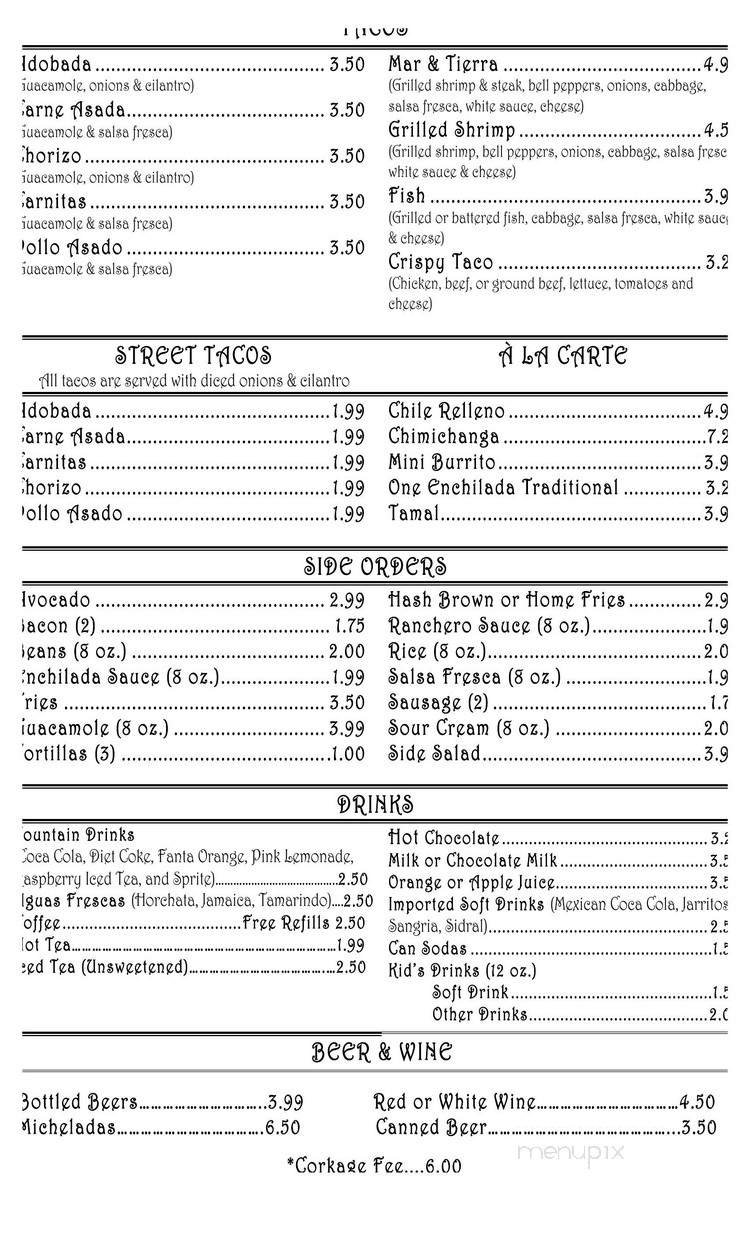 Menu page 5