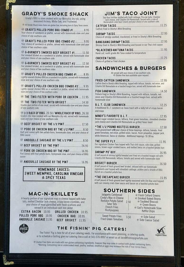 Menu page 2