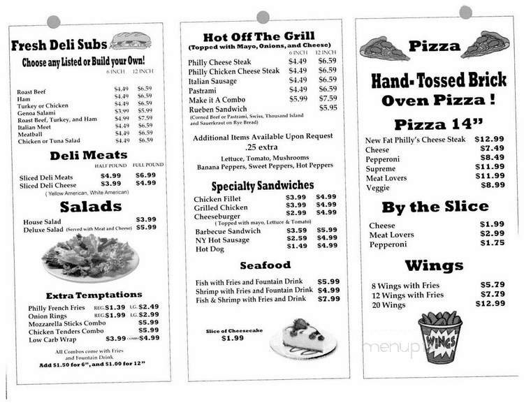 Menu page 2