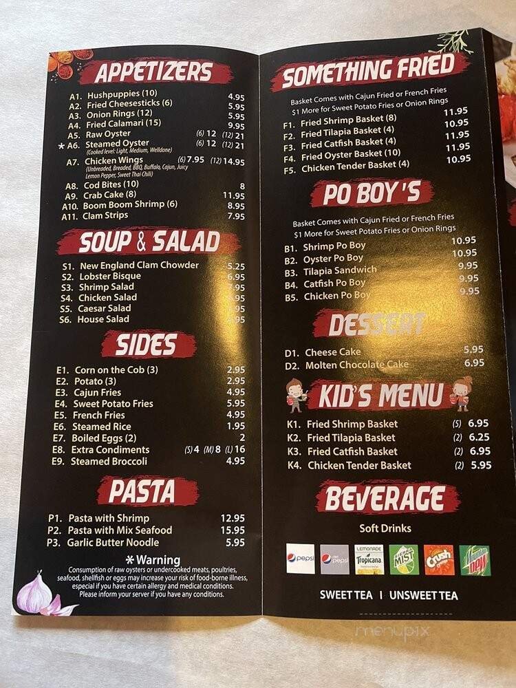 Menu page 1