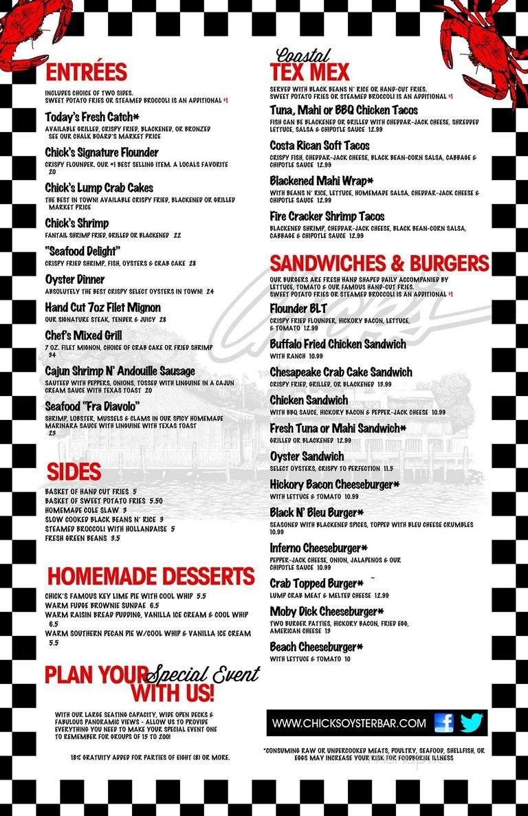 Menu page 2