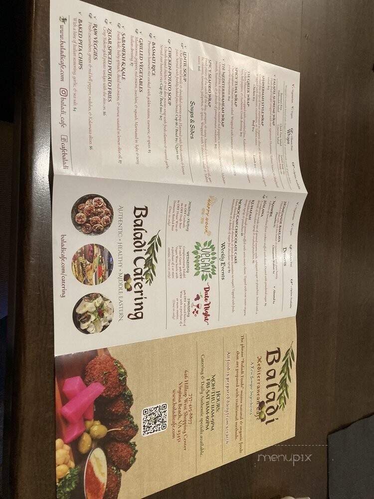 Menu page 1