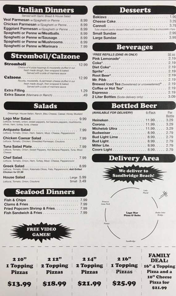 Menu page 2