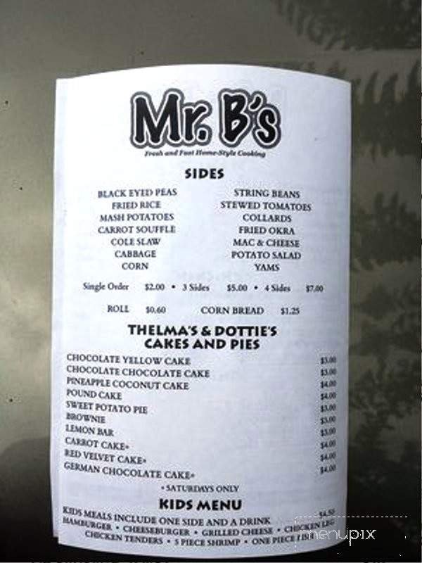 Menu page 2