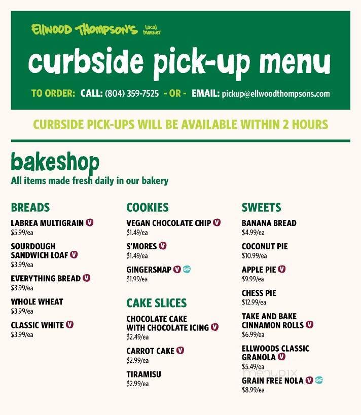 Menu page 2