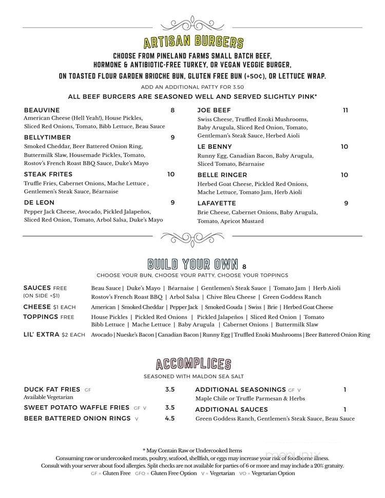 Menu page 2