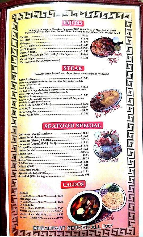 Menu page 2