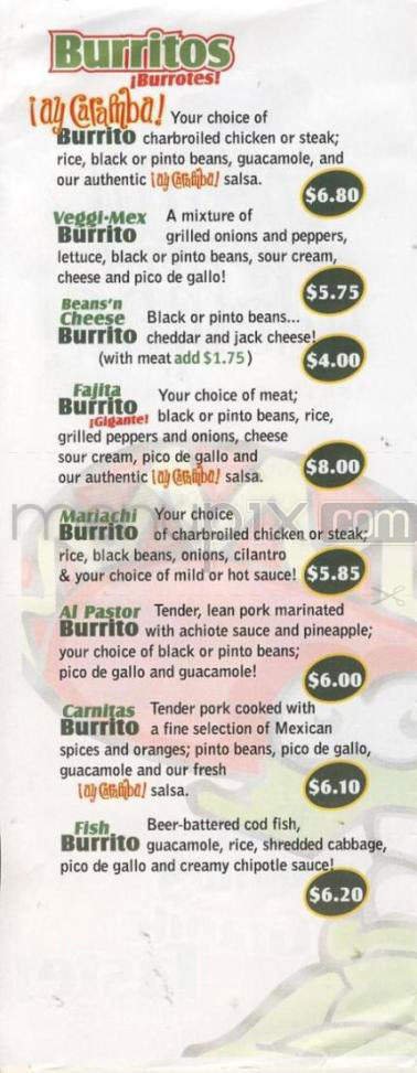 Menu page 2