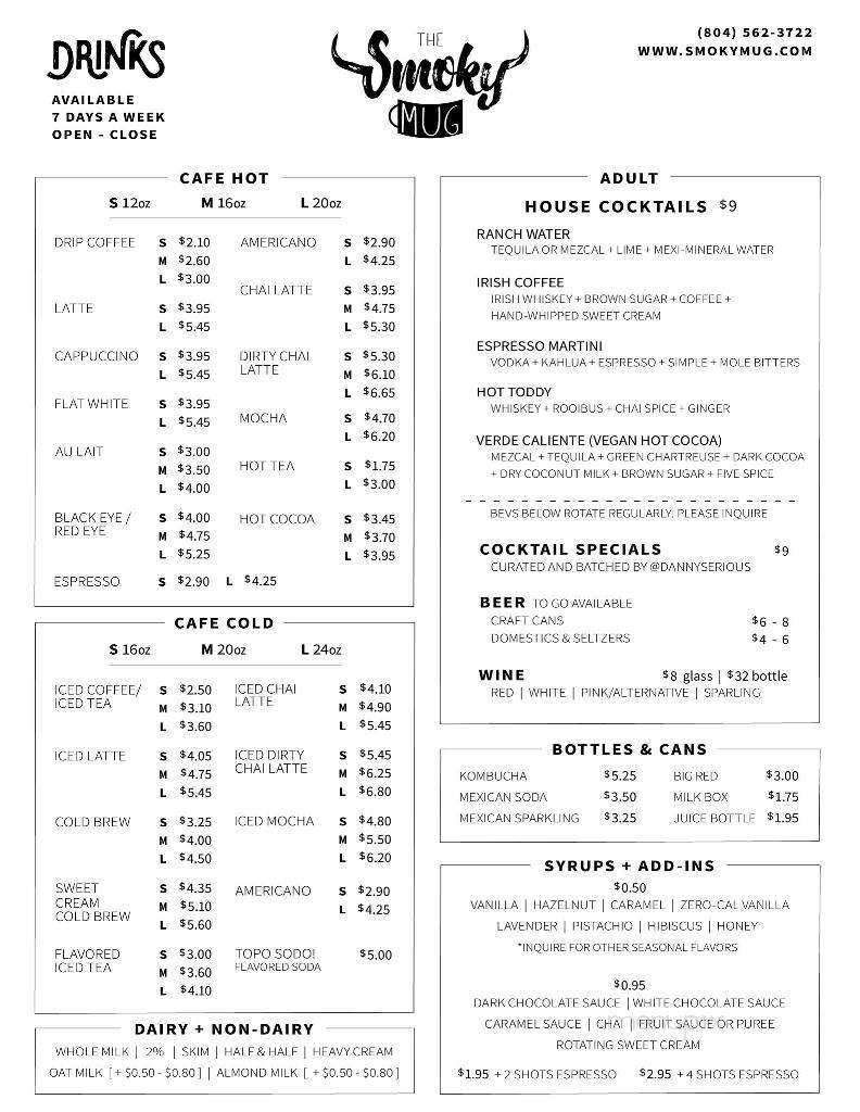 Menu page 2