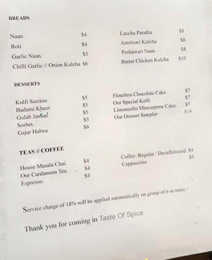Menu page 2